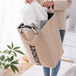 Foldable Laundry Basket Storage With Handle