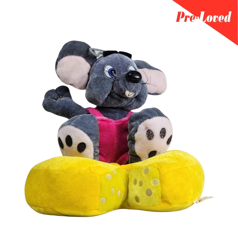 Cute  Stuffed Mouse Plush Toy 22cm Premium Pre-loved For Kids