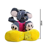 Cute  Stuffed Mouse Plush Toy 22cm Premium Pre-loved For Kids