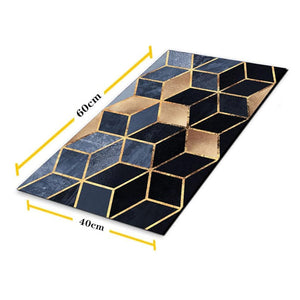 Floor Mat Absorbent Non-Slip Geometric Pattern