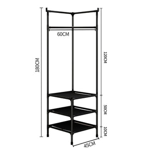 3 Layer Corner Clothes Rack