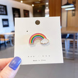 Cute Rainbow Cloud Brooch Pin