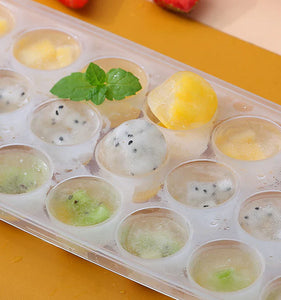 21 Grids Round Ice Cube Tray