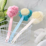 Double-sided Long Handle Bath Scrubber Brush