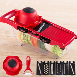 Fruits and vegetable 6 in 1 mandoline slicer