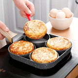 4 Mould Frying Pan Non-Stick