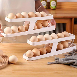 2 Tier Egg Dispenser Refrigerator