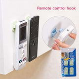 Adhesive Hook Holder Wall Mounted 2 Pcs Set