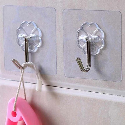 10 Pcs Adhesive Wall Hooks