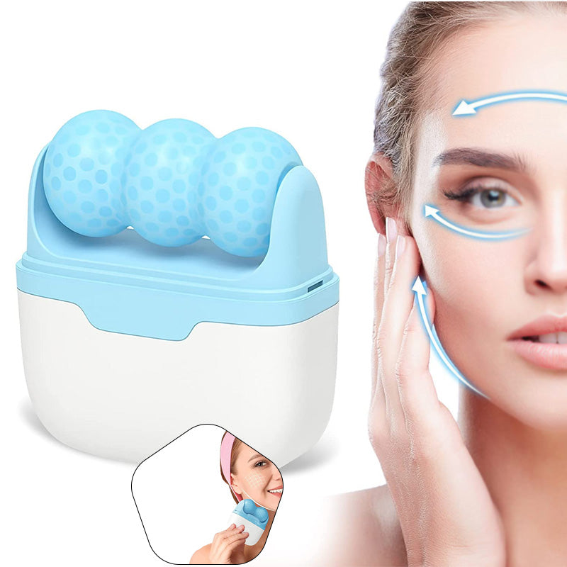 2 In 1 Ice Roller Face Massager