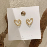 Charming Double Hearts Earrings