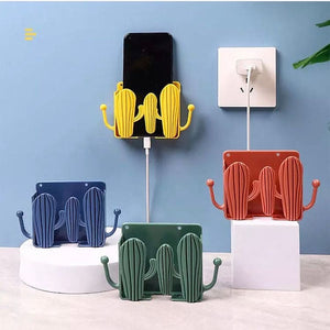 Cactus Shape Self Adhesive Mobile Holder