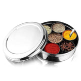 7 Piece Spices Masala Box Stainless Steel