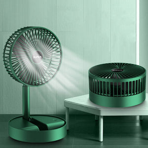 Foldable Telescopic Table Fan - Rechargeable