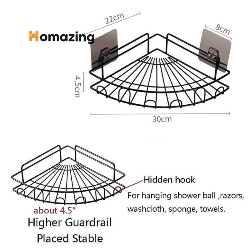 Bathroom Corner Shelf Wall Mounted