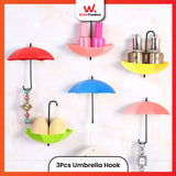 3pcs Key Holder Umbrella Shaped