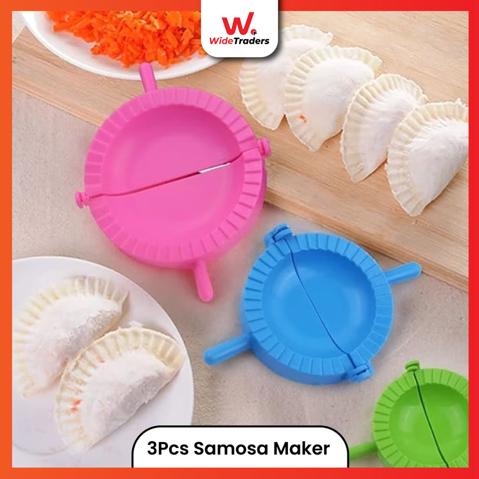 3Pcs Set Plastic Mold Dough Press Samosa Maker Tools