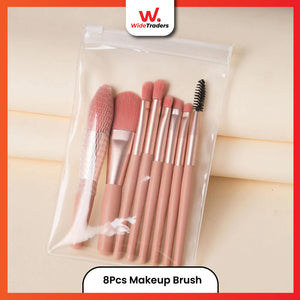 8 Pcs Travel Portable Soft Makeup Brushes Set