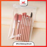 8 Pcs Travel Portable Soft Makeup Brushes Set